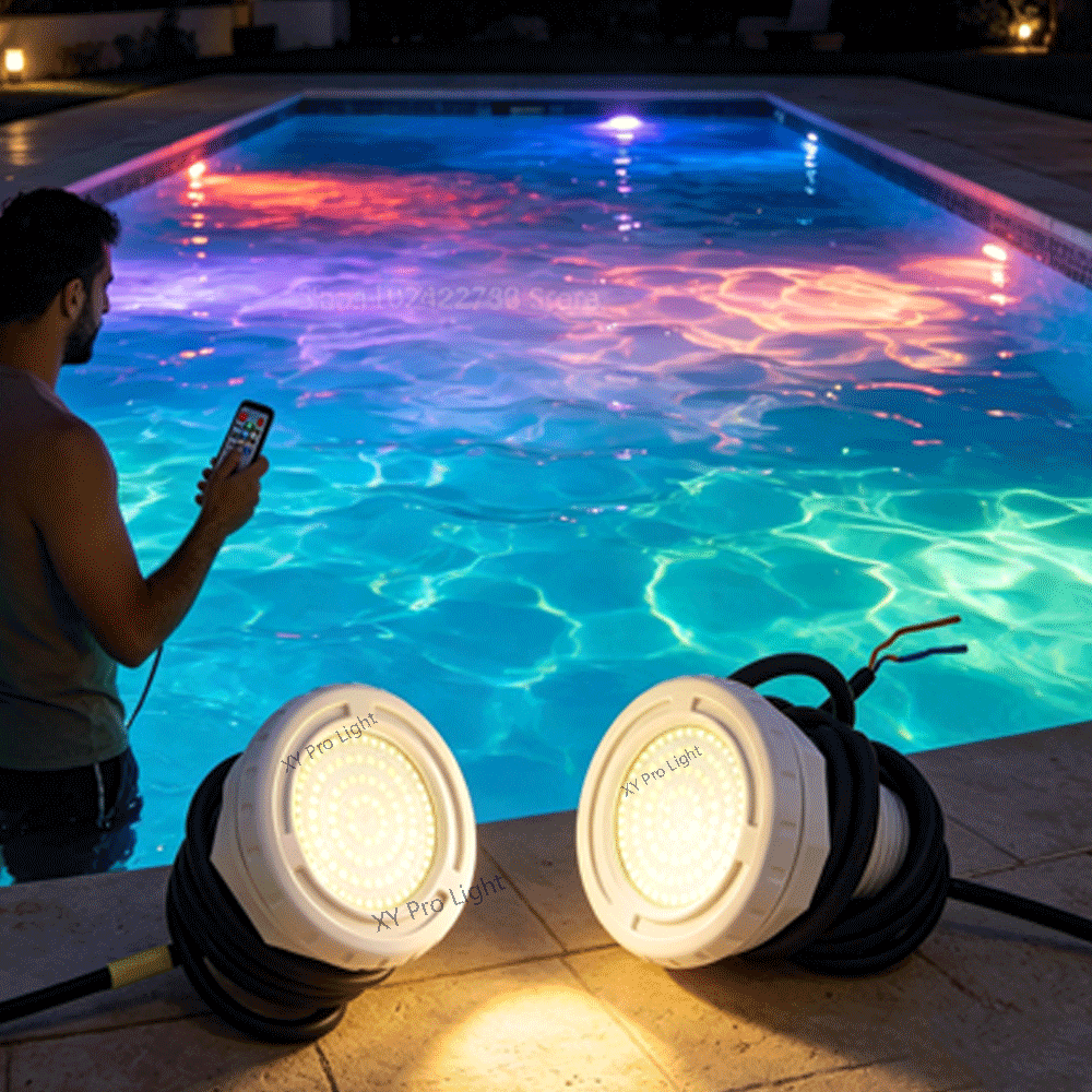 Xy Spa & Wellness - 15W プラスチックフィルムプール照明 IP68 12V 水中 LED
