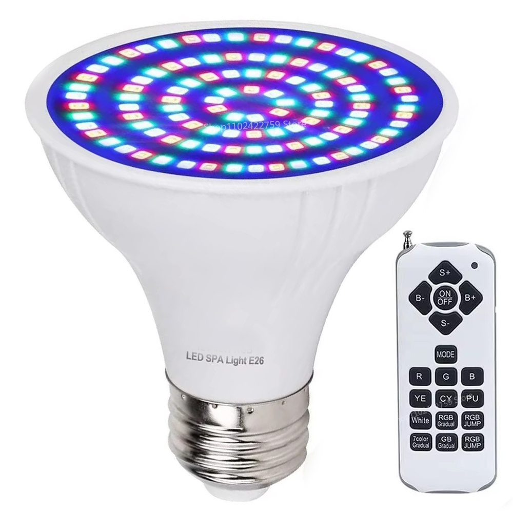 Xy Spa & Wellness - LED スイミングプールライト E27 E26 電球 IP68