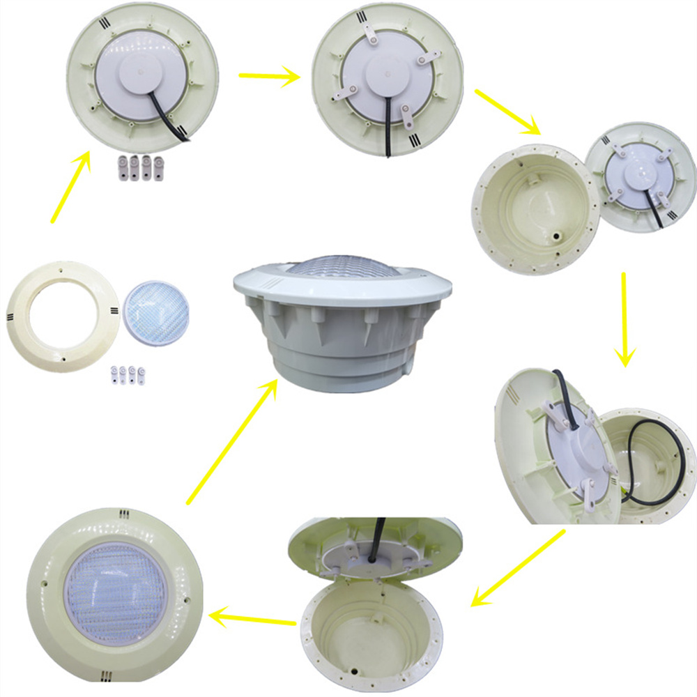 45W RGB水中ライト 36W 54W噴水池ランプ IP6 - Xy Spa & Wellness のレビューと価格