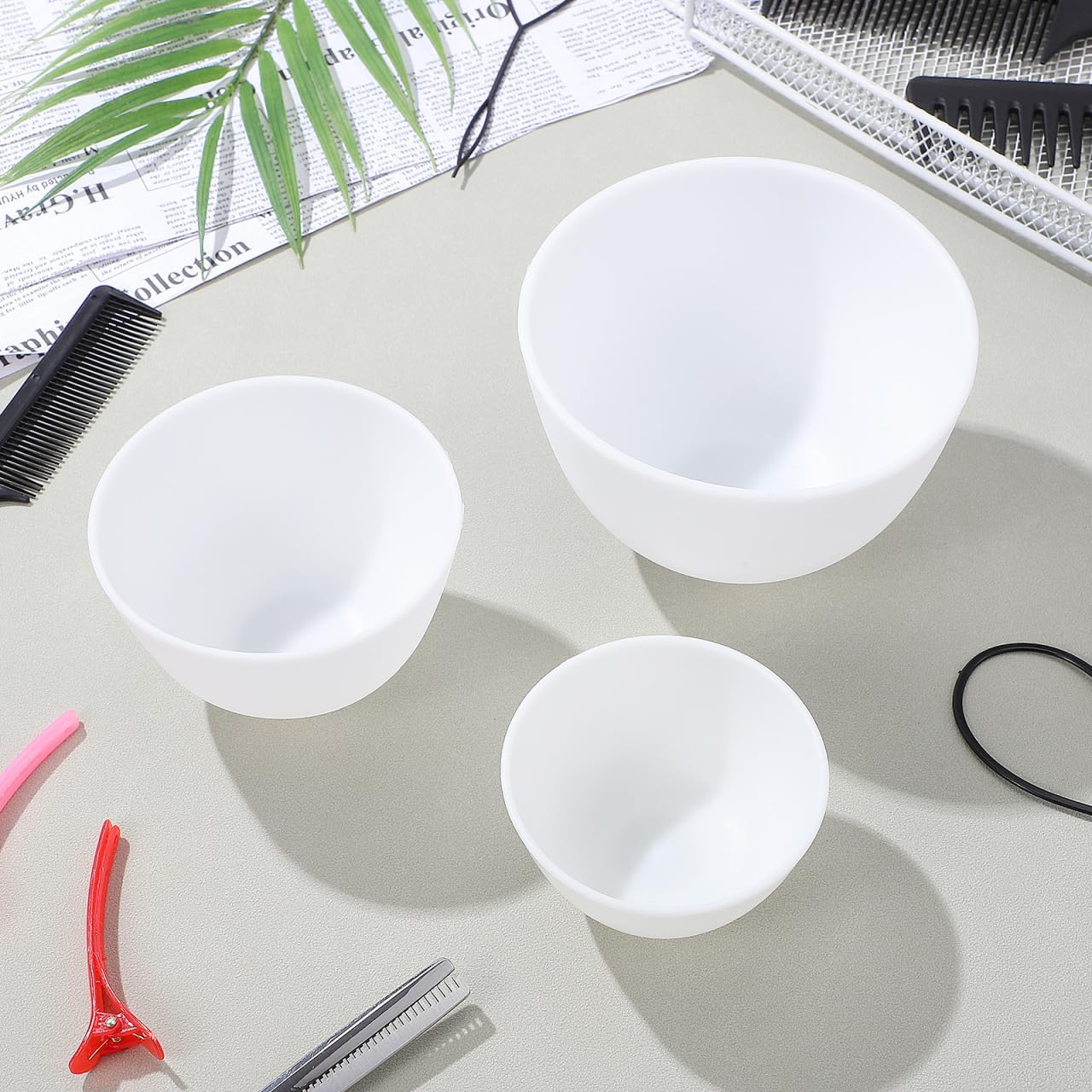 3個セット シリコンボウル ホワイト フェイスマスクミキシン - Face Mask Silicone のレビューと価格