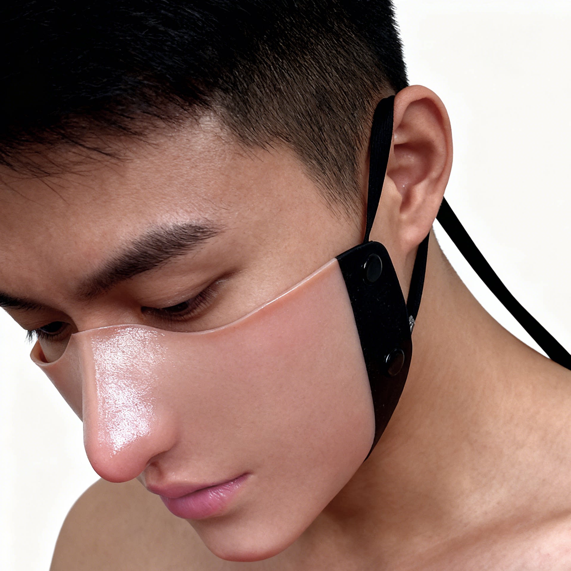 シリコンフェイスマスク、ラテックスマスク、口、コスプレ小道具 - Face Mask Silicone のレビューと価格