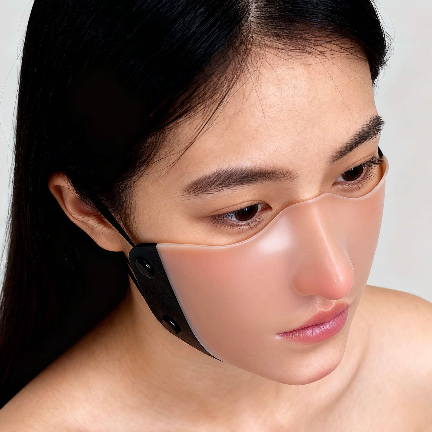 シリコンフェイスマスク、ラテックスマスク、口、コスプレ小道具 - Face Mask Silicone のレビューと価格