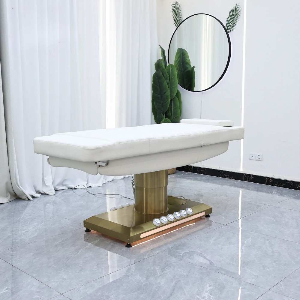 電動3モーター調節式ビューティーラッシュフェイシャルテーブル - Spa Wellness And Beauty のレビューと価格