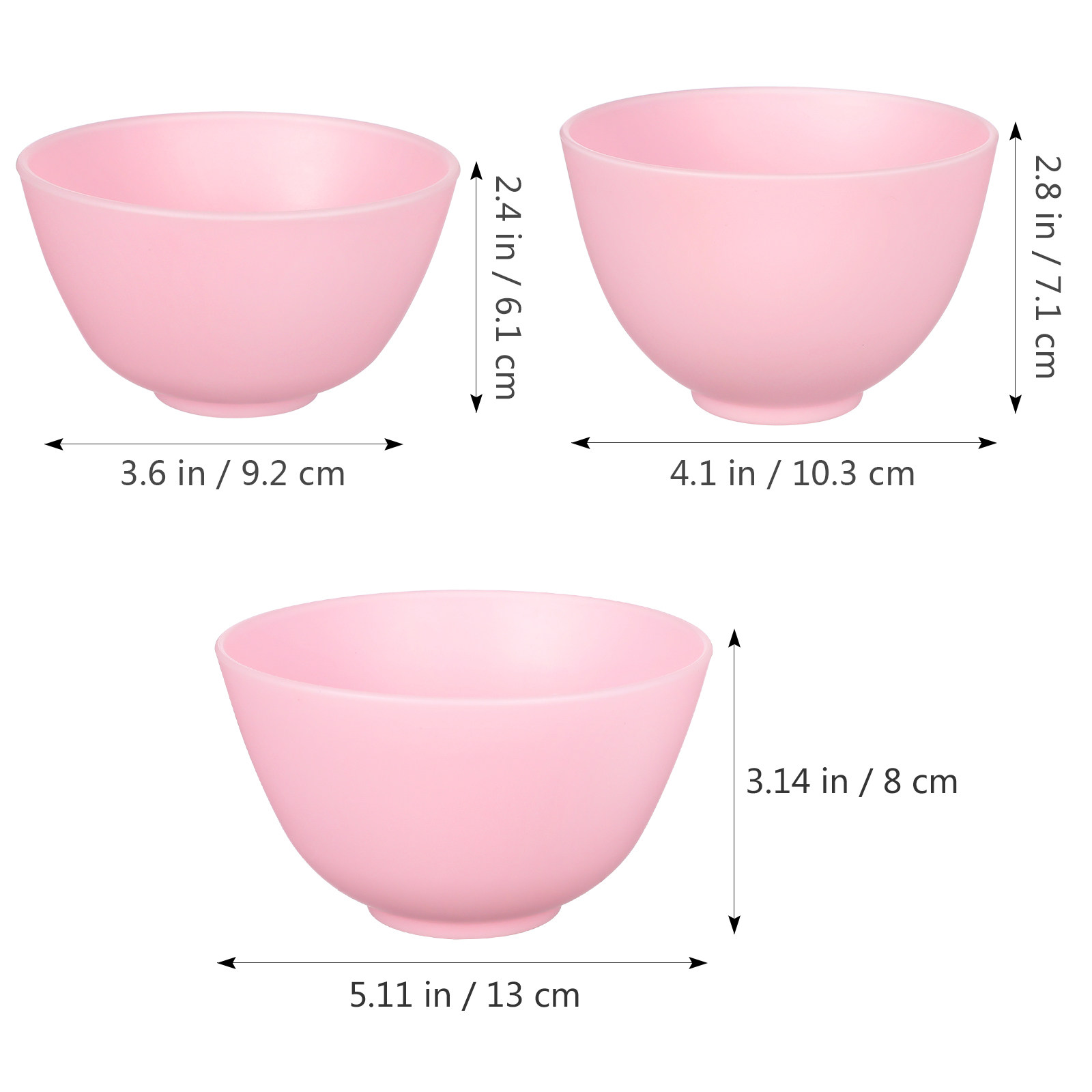 3個入り高品質シリコンマスクボウルセット DIYフェイスマス - Face Mask Silicone のレビューと価格